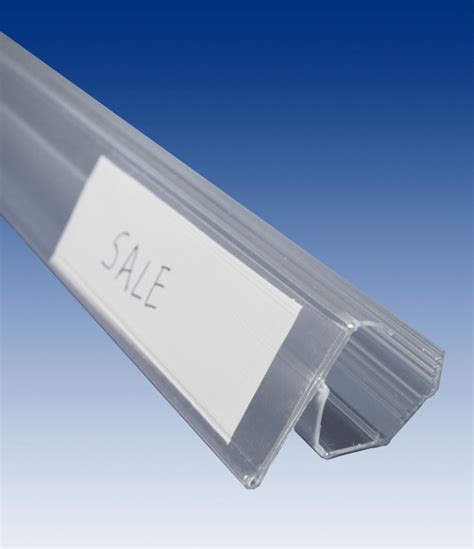 metal label holders for boxes|supermarket shelf label holders.